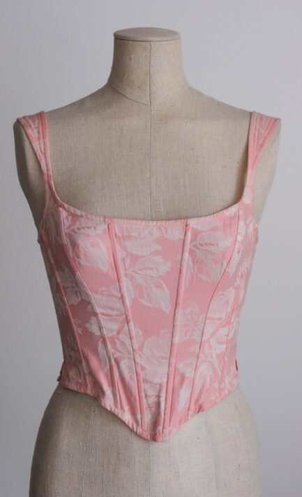 LOLITA LEMPICKA 1995 Floral Pink Corset (XS-S)