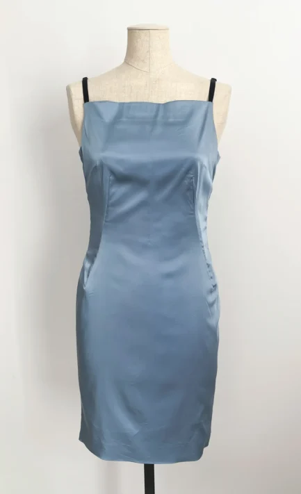 DOLCE & GABBANA 1999 Light Blue Corset Dress (M)