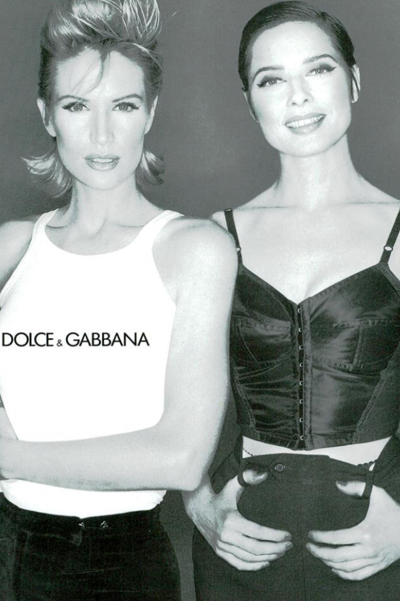 DOLCE & GABBANA 1995 Chocolate Brown Corset (M-L) - Emerieu