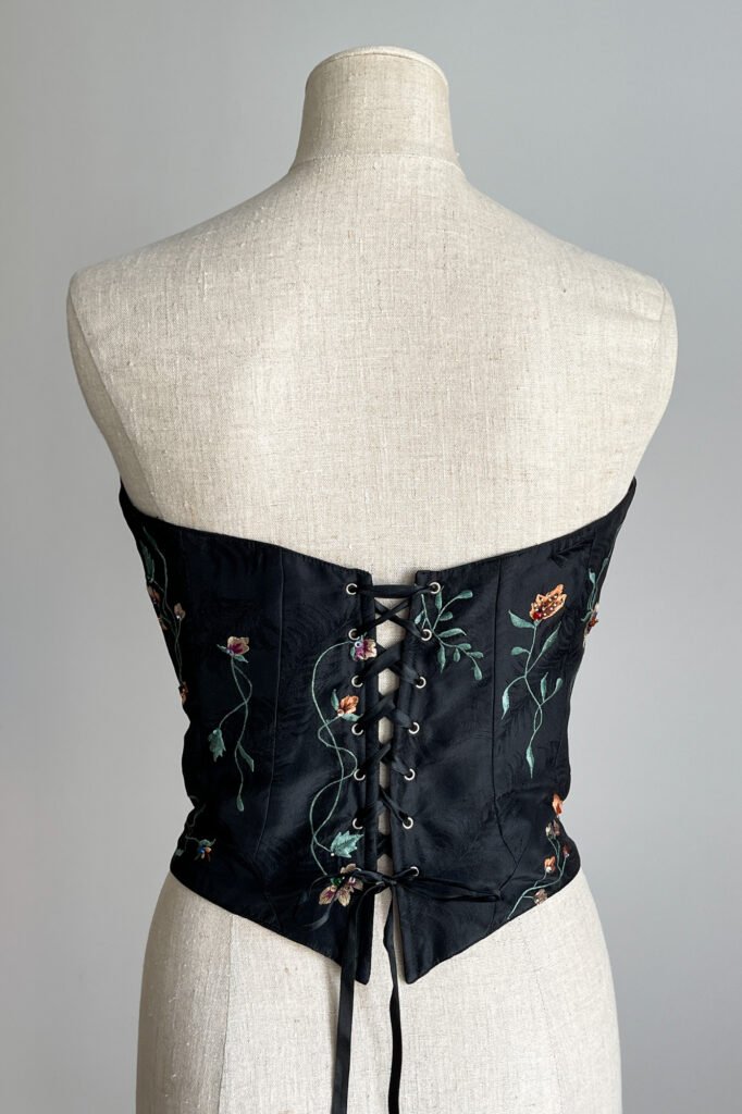 Jupe Corset Lolita Lempicka Vintage - Taille 38, Couleur Jaune Paille, Lin/viscose, Occasion Très Bon état