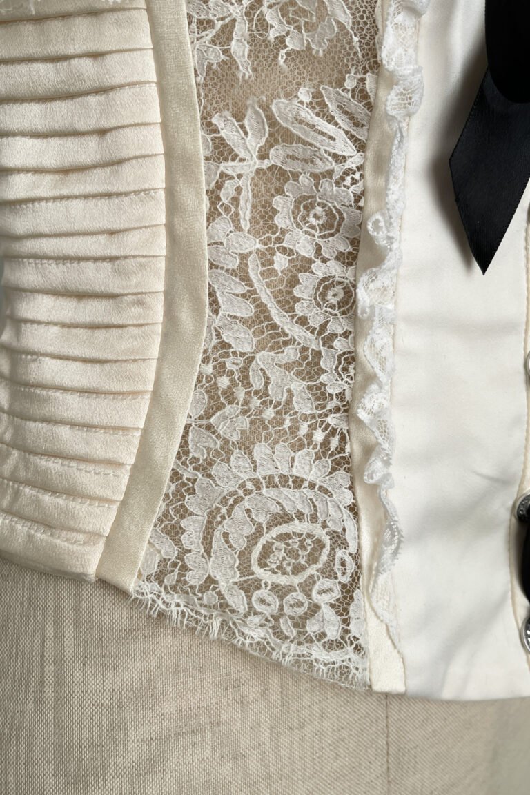 Valerina Lace Corset Dress - Pearl Ivory