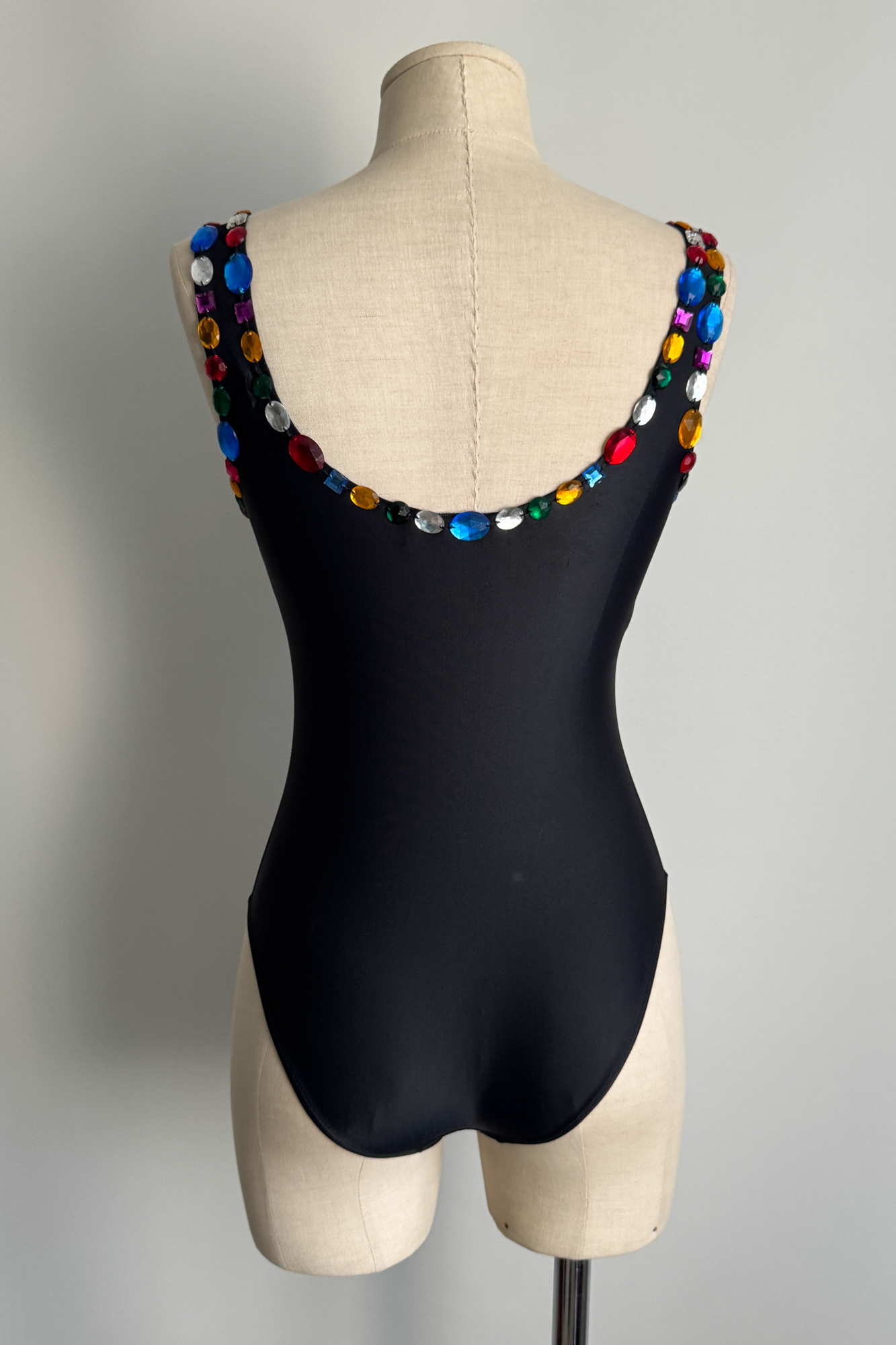 EMERIEU-Dolce-&-Gabbana-FW-1991-black-multicolor-rhinestones-vintage-swimsuit-4