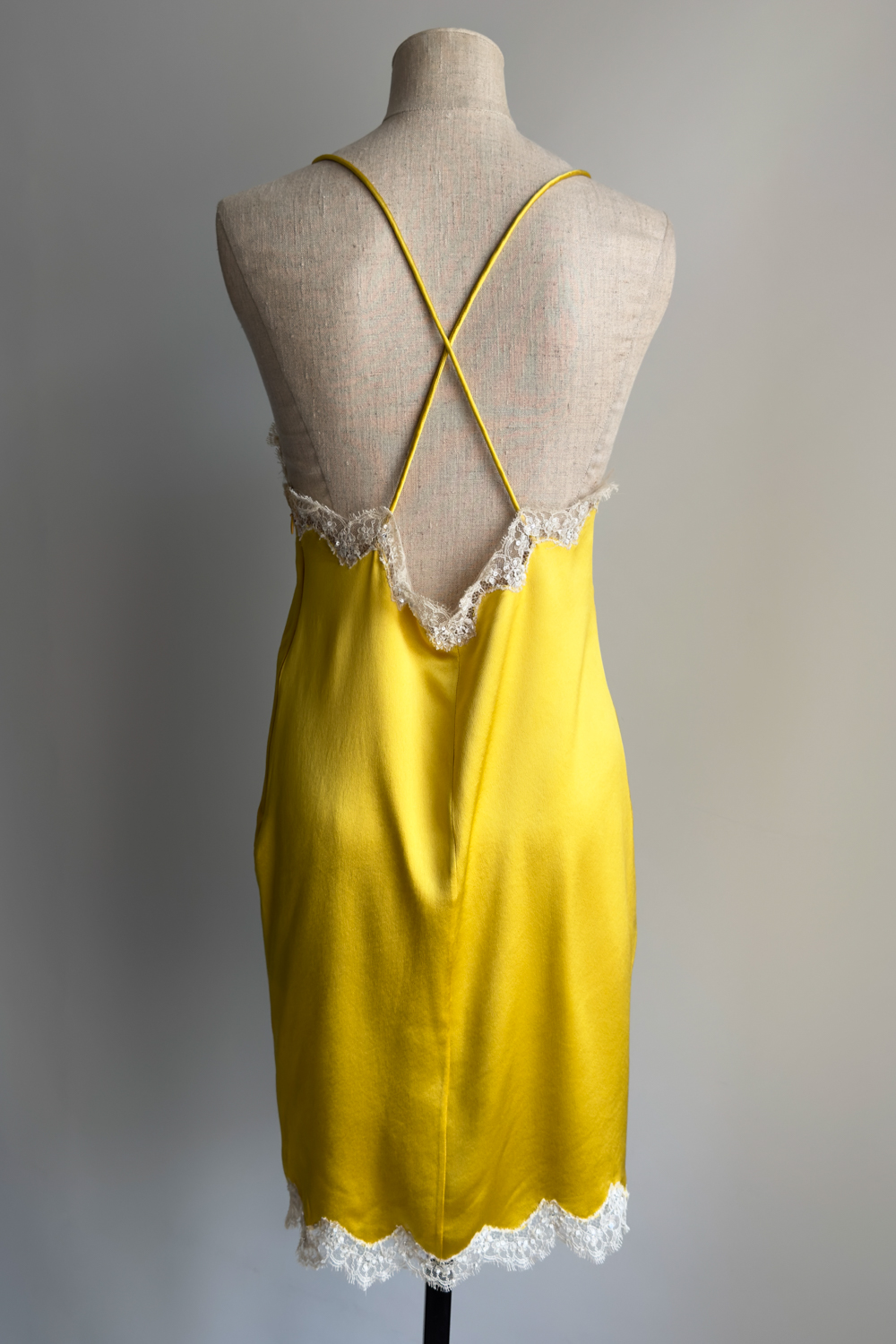 EMERIEU-Valentino-SS-2006-vintage-yellow-silk-beaded-slip-dress-4