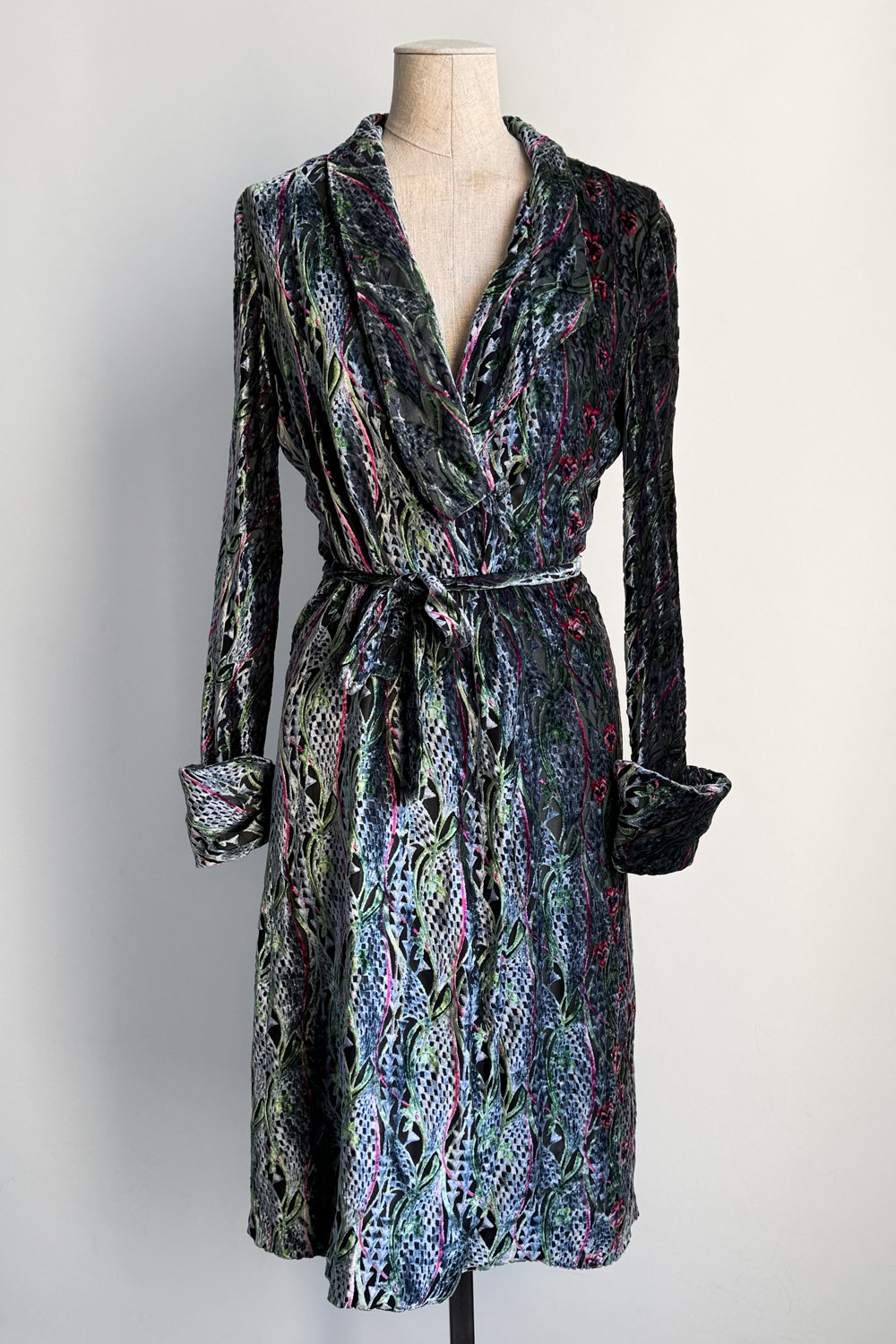 EMERIEU-Chloé-by-Stella-McCartney-FW-1998-vintage-velvet-floral-midi-long-sleeves-dress-1