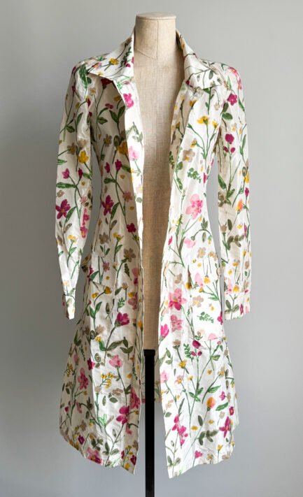 VALENTINO 2000's Floral Silk Jacket (S)
