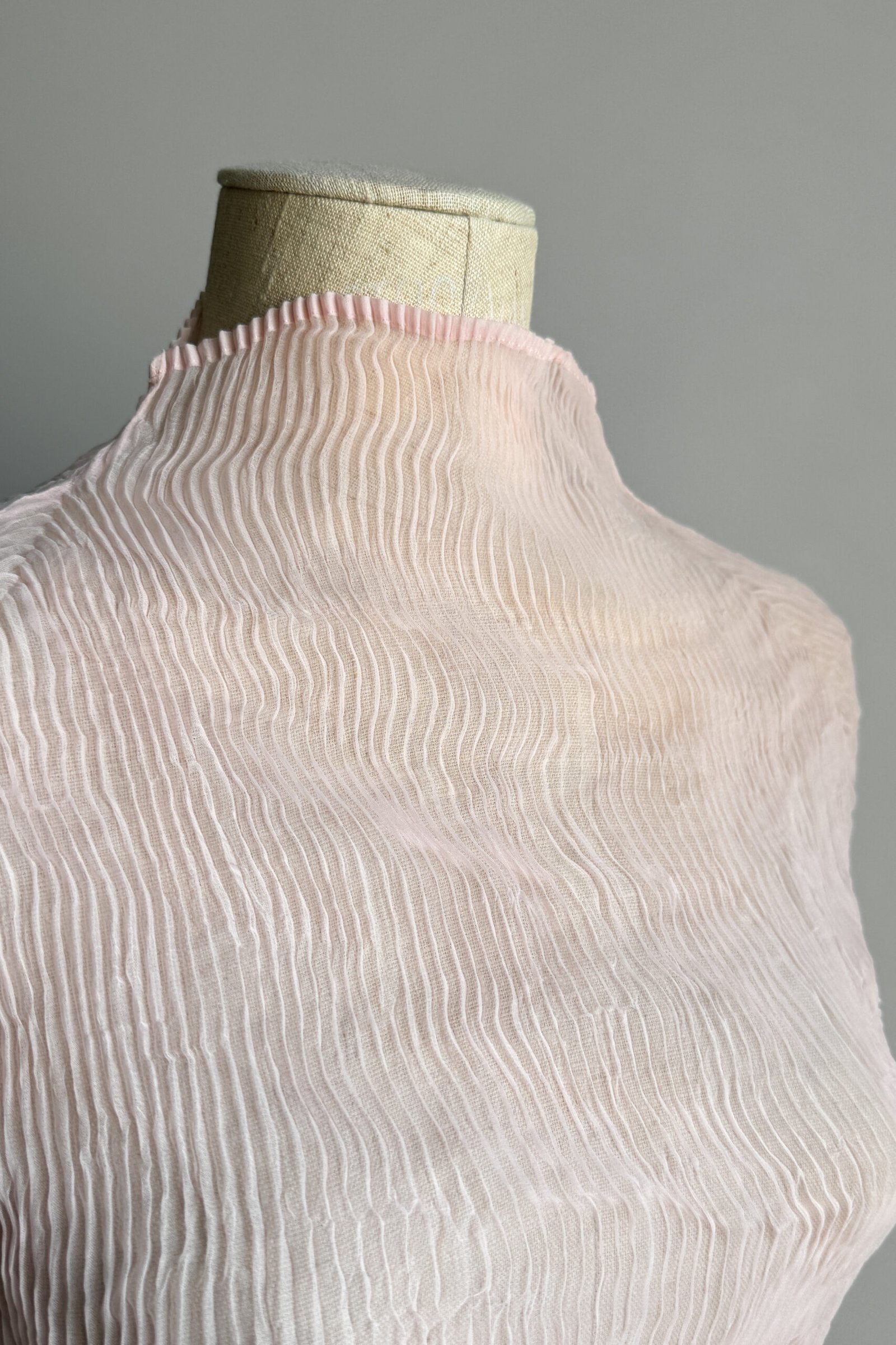 EMERIEU-issey-miyake-SS-1993-light-pink-pleats-long-sleeve-sheer-top-5