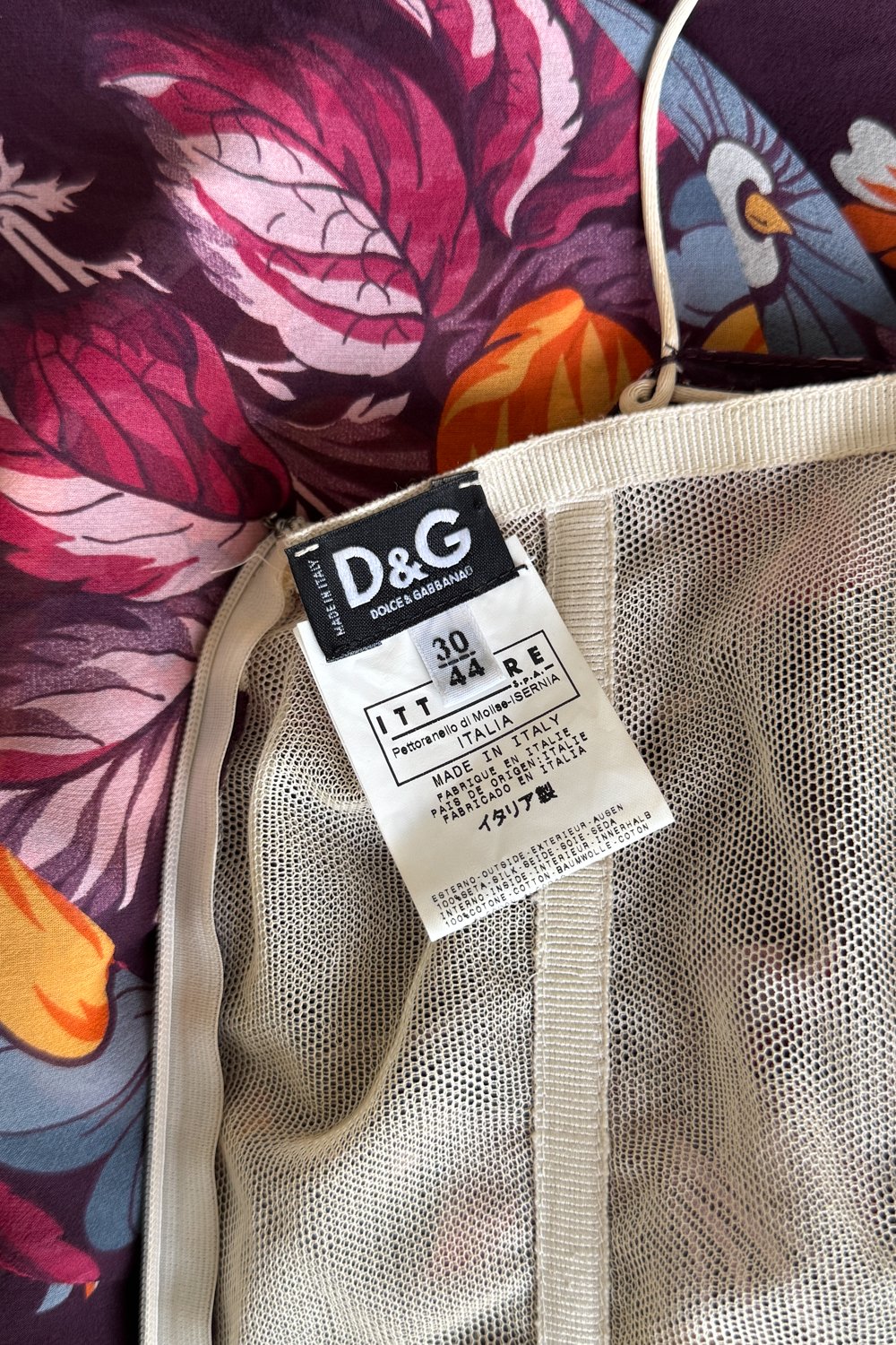 EMERIEU-D&G-Dolce-&-Gabbana-SS-2004-vintage-plum-floral-print-silk-chiffon-slip-dress-with-lace-trim-label