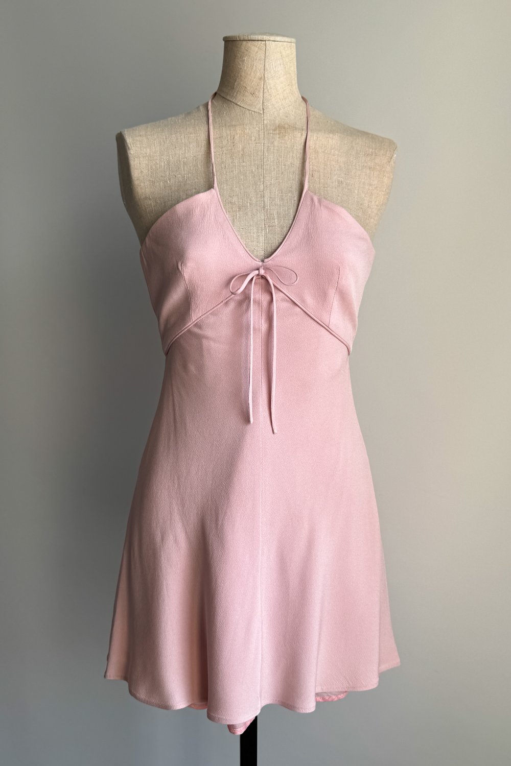 EMERIEU-Dolce-&-Gabbana-SS-1995-vintage-pink-hlater-mini-dress-1