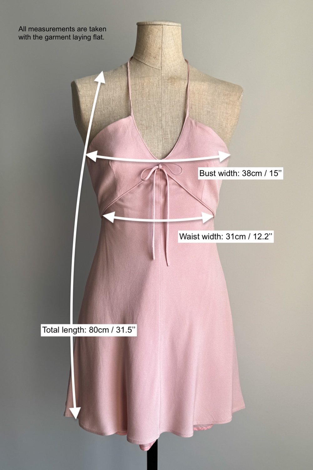 EMERIEU-Dolce-&-Gabbana-SS-1995-vintage-pink-hlater-mini-dress-measurements