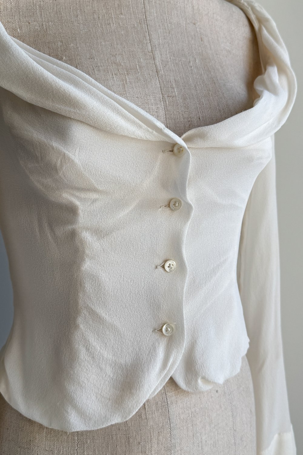 EMERIEU-Vivienne-Westwood-Anglomania-2000s-vintage-ivory-silk-chiffon-draped-blouse-5