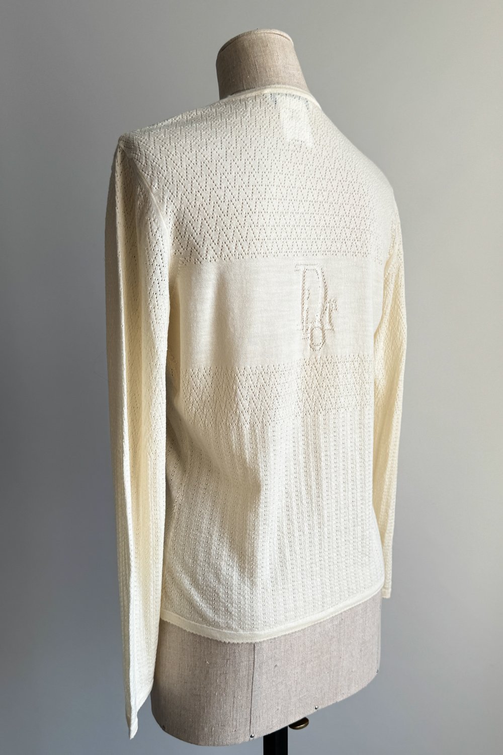 EMERIEU-Christian-Dior-by-john-Galliano-SS-2003-vintage-cream-knit-tank-top-cardigan-set-6