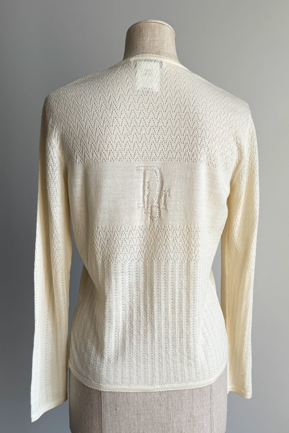 EMERIEU-Christian-Dior-by-john-Galliano-SS-2003-vintage-cream-knit-tank-top-cardigan-set-8