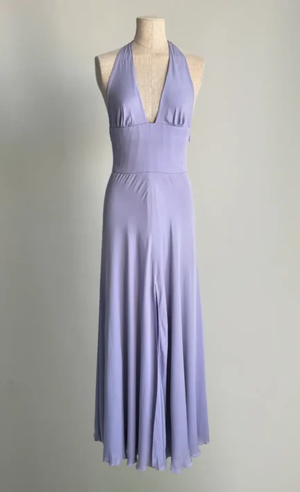 VALENTINO 2000's Lavender Halter Gown (M)