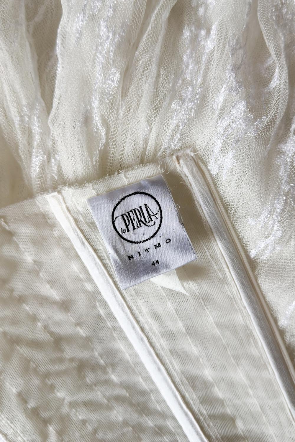 EMERIEU-La-Perla-1990s-vintage-white-lace-mini-dress-label