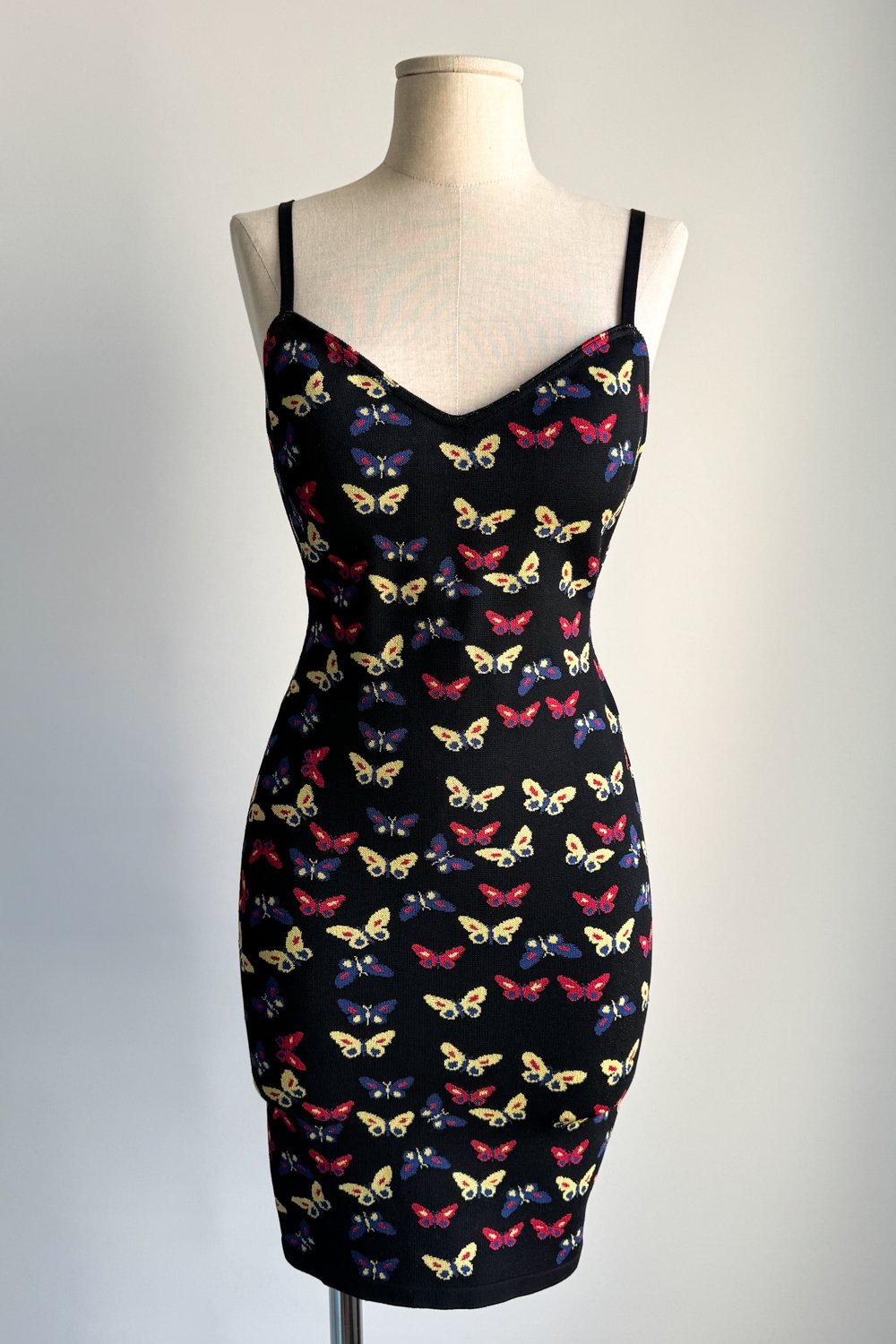 EMERIEU-Alaia-FW-1981-vintage-bodycon-butterfly-mini-dress-1