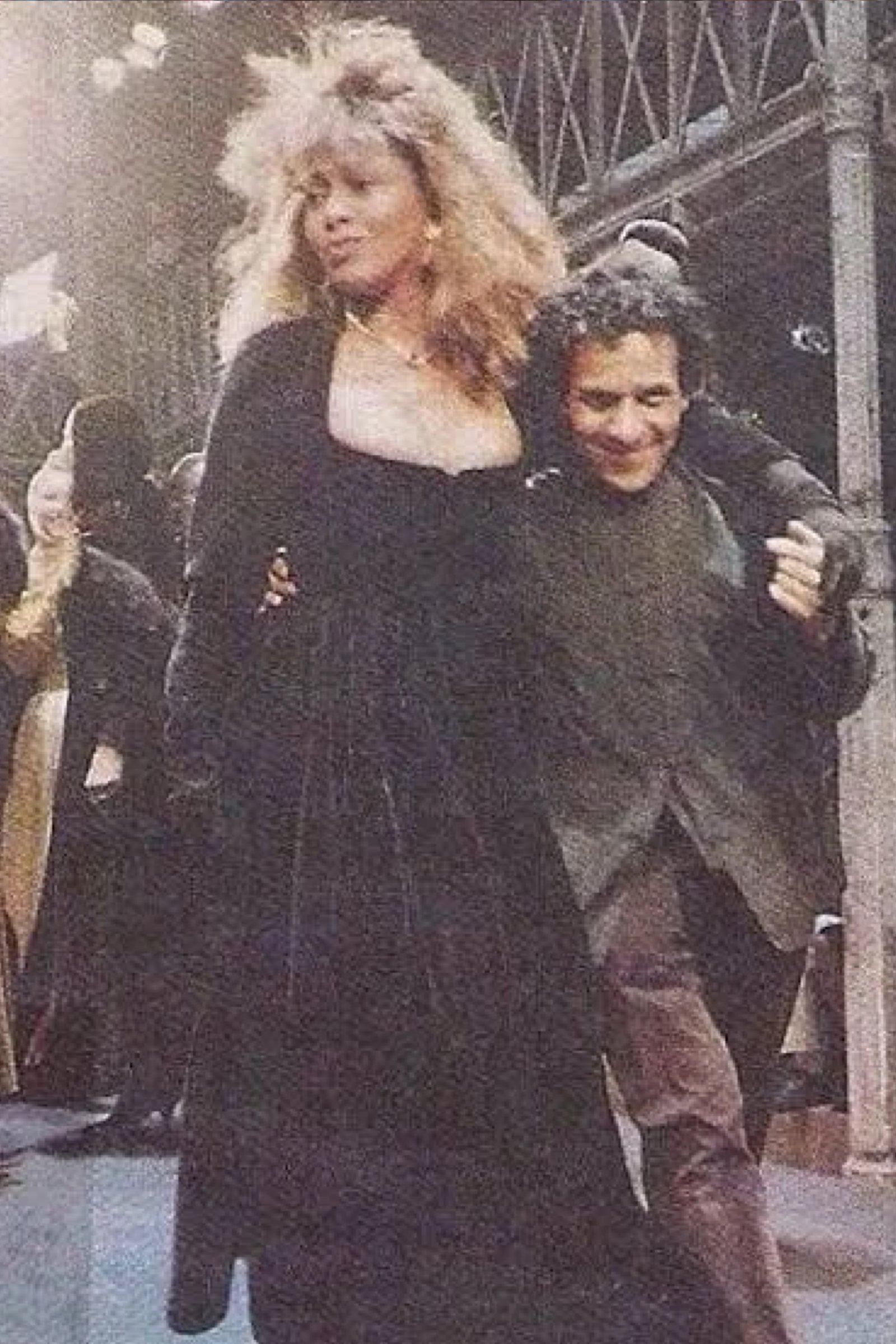 EMERIEU-Alaïa-FW-1988-vintage-whimsical-brown-velvet-corset-fitted-long-sleeves-maxi-dress-tina-turner-and-azzedine-alaia