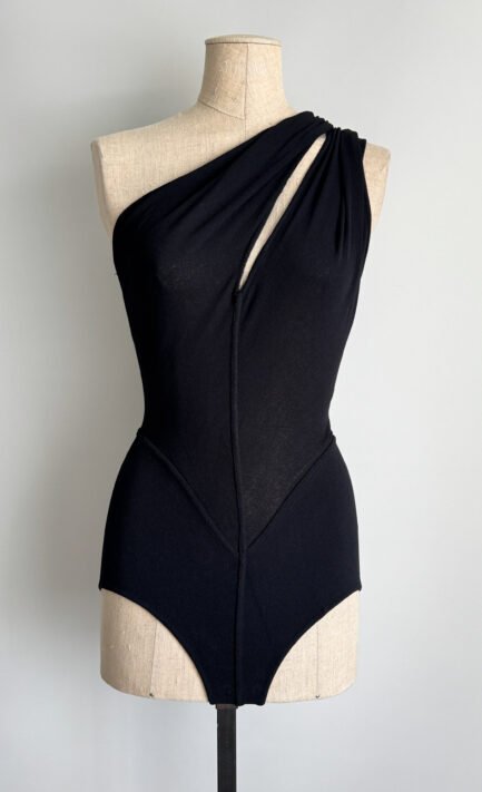 ALAÏA SS 1989 Black Cut Out Bodysuit