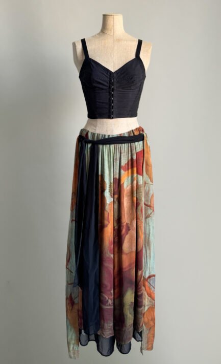 DOLCE & GABBANA 1990 “The Triumph of Galatea” Printed Wide Leg Pants