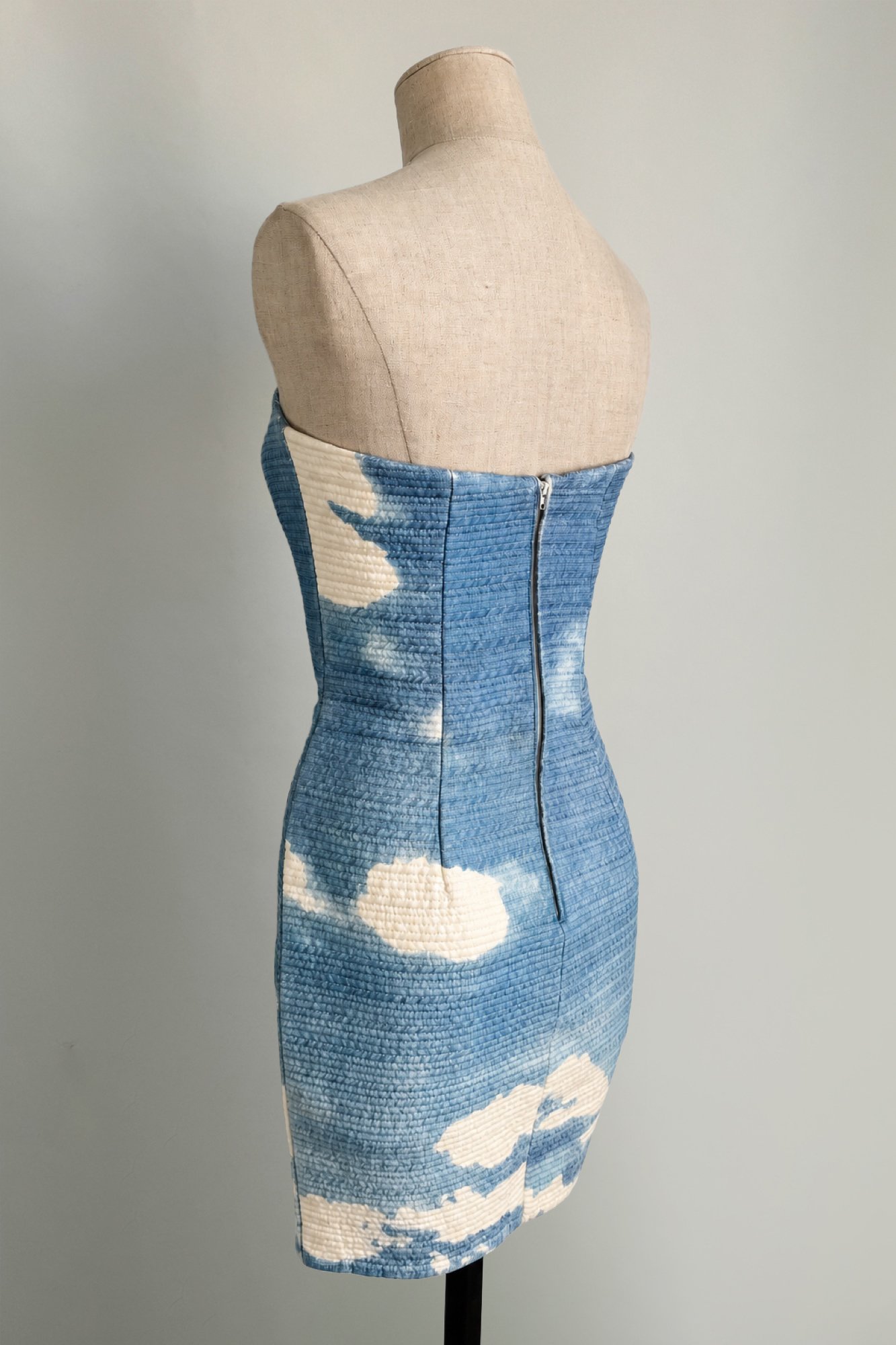 EMERIEU-Gianfranco-Ferre-SS-1992-vintage-cloud-print-mini-silk-dress-3