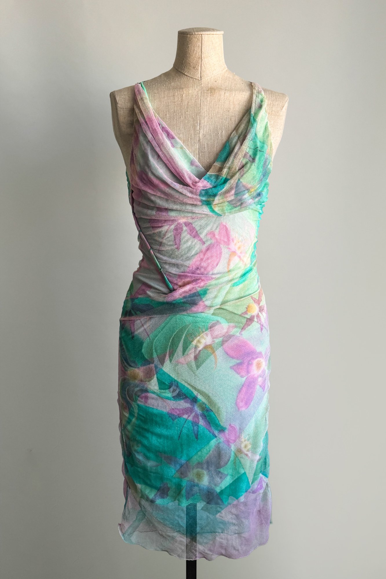 EMERIEU-Versace-SS-1999-runway-floral-mesh-midi-dress-1